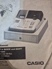 Casio Pcr-260b Electric Cash Register Users Manual