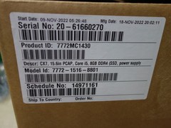 NCR CX7 7772-1516-8801 POS TERMINAL w/ RealPOS XL10W Display * NEW
