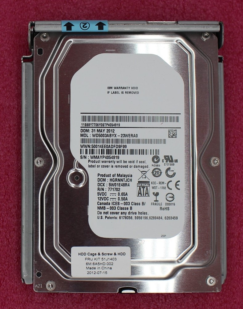 IBM 160GB SATA Hard Disk Drive Kit w/Cage 4838 Kiosk