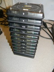 10 LRS RX-CS4NP Receivers, 1 Charging Plate, 5″ Jumper Wire, No Power Supply