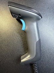 Bluetooth RealInn RL6200 BT Handheld USB 2D Barcode Scanner – Black/Blue