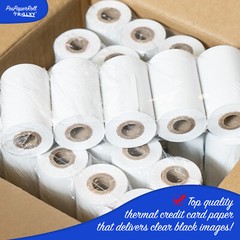 2 1/4″ x 50′ Thermal Paper (100 Rolls) – First Data FD400 Credit Card Terminal