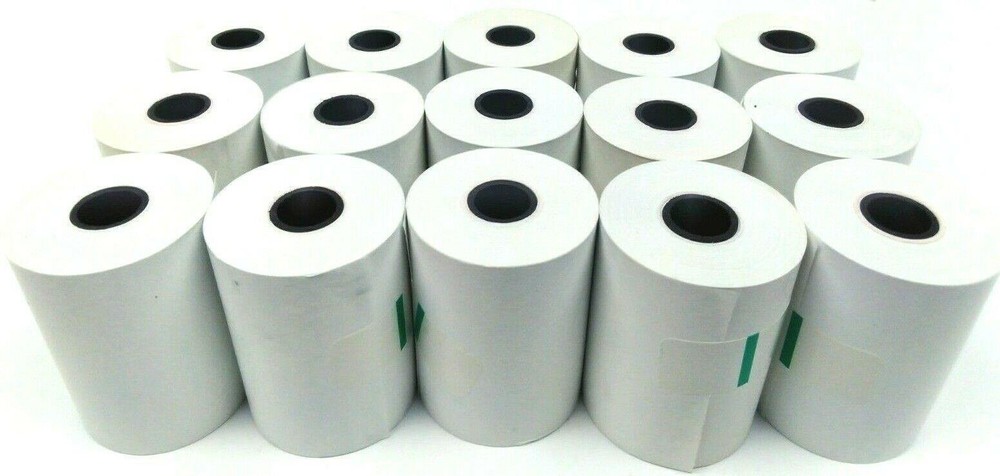 Thermal Transfer Receipt Labels 21/4″ x 80′ White 120601 48 Rolls New