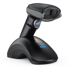 Bluetooth 1D 2D QR Barcode Scanner w/ USB Cradle Wireless BT 5.0 for iOS/Android
