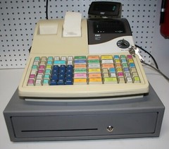 Toshiba TEC MA 1535 Electric Cash Register w/Keys Original Preowned VTG