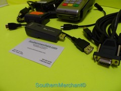 VeriFone VX670 Wireless GPRS/GSM CREDIT CARD TERMINAL RS232 Dongle and PC cable