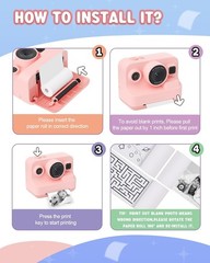 Thermal Printing Paper 10 Rolls Biodegradable Safe for Kids Instant Camera Use
