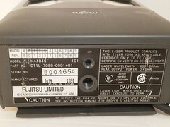 FUJITSU LASER BARCODE SCANNER MODEL# M4404S / PART # D11L-7080-001