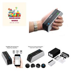 Bluetooth VIP Card Swiper Reader Writer Encoder Hico 3 Tracks USB and Bluetooth