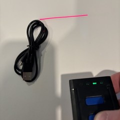 Eyoyo EY-2877 1D Wireless Barcode Scanner Mini Barcode Reader USB Dongle Missing