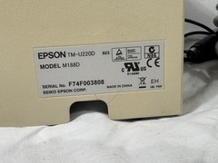 Epson TM-U220D POS Dot Matrix Receipt Printer Grey Parallel – Tested – VGC