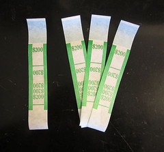 400 SELF SEALING GREEN $200 CURRENCY STRAPS MONEY BILL BANDS PMC BRAND STRAP