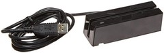 Triple Track Magnetic Stripe Reader, USB Cable
