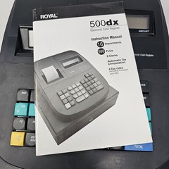 Royal 500DX Electronic Cash Register – TESTED/WORKS – No Key