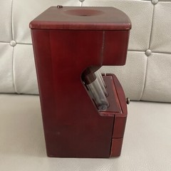 Magnif Deluxe Coin Sorter Wood CLASSIC CHERRY ~ Box Lid Tubes & Drawers Works