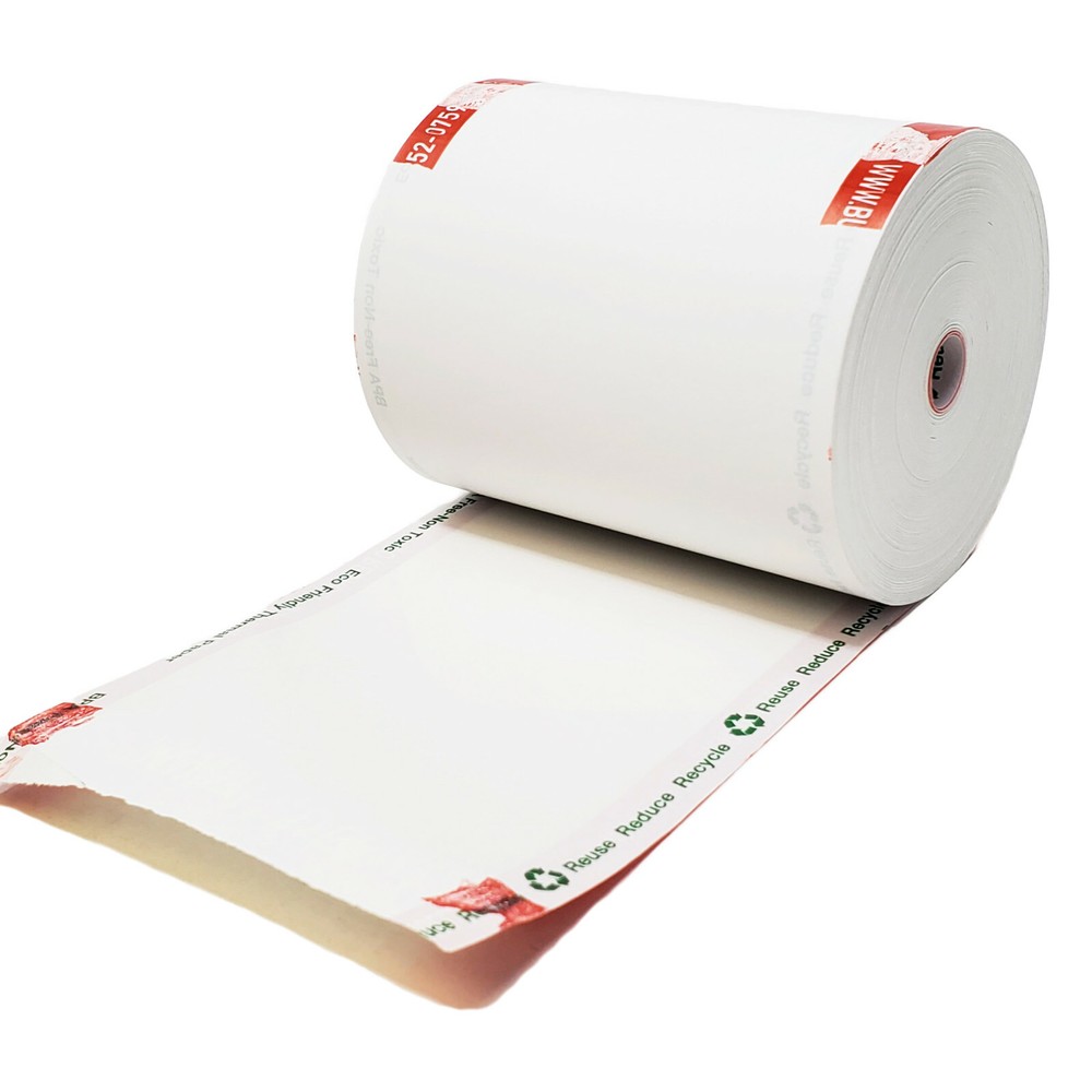 3-1/8″ x 230′ THERMAL POS RECEIPT PRE -PRINTED ROLL PAPER BPA FREE USA 50 ROLLS
