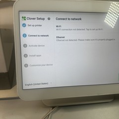 Clover Station C500 Point of Sale POS System P550 Printer HUB & Power Reset