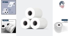 80mm Thermal Receipt Paper Rolls Compatible POS Printer 3-1/8 x 119′ 10 Rolls