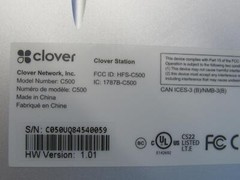Clover C500 Swivel Monitor W/ Power Supply And H500 Hub Locked