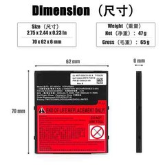 Original Battery For Zebra EC50 EC55 BT-000424 BT-000424-00 BTRY-EC5X-ST1-01