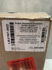 Brother LB3787 Premium Thermal Paper Roll 6 Pack For Use With PocketJet Printer