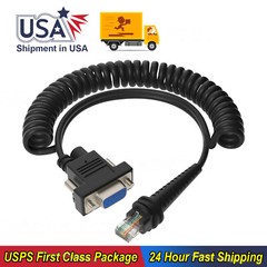 For Honeywell 1470G 1472G 1452G 1950G-HD 1950G-SR Coiled Cable 5M RS232 to RJ45