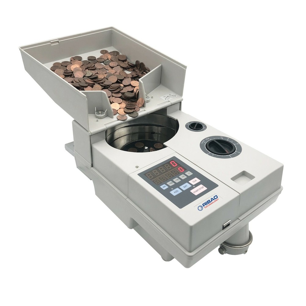Ribao CS-10S High Speed Portable Coin Counter and Sorter