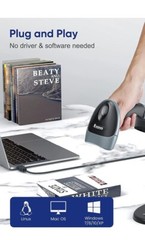 Eyoyo Wired 1D QR 2D Barcode Scanner Bar Codes Reader Image Automatic Scanning