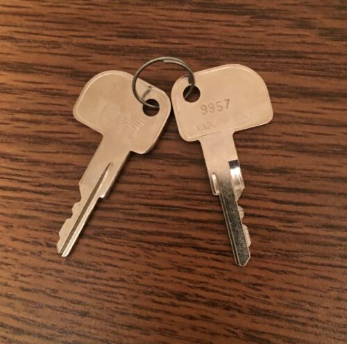 New Set of 2 OEM 9957 IBM Keys for Cash Drawers – Keyboards – Displays Locks