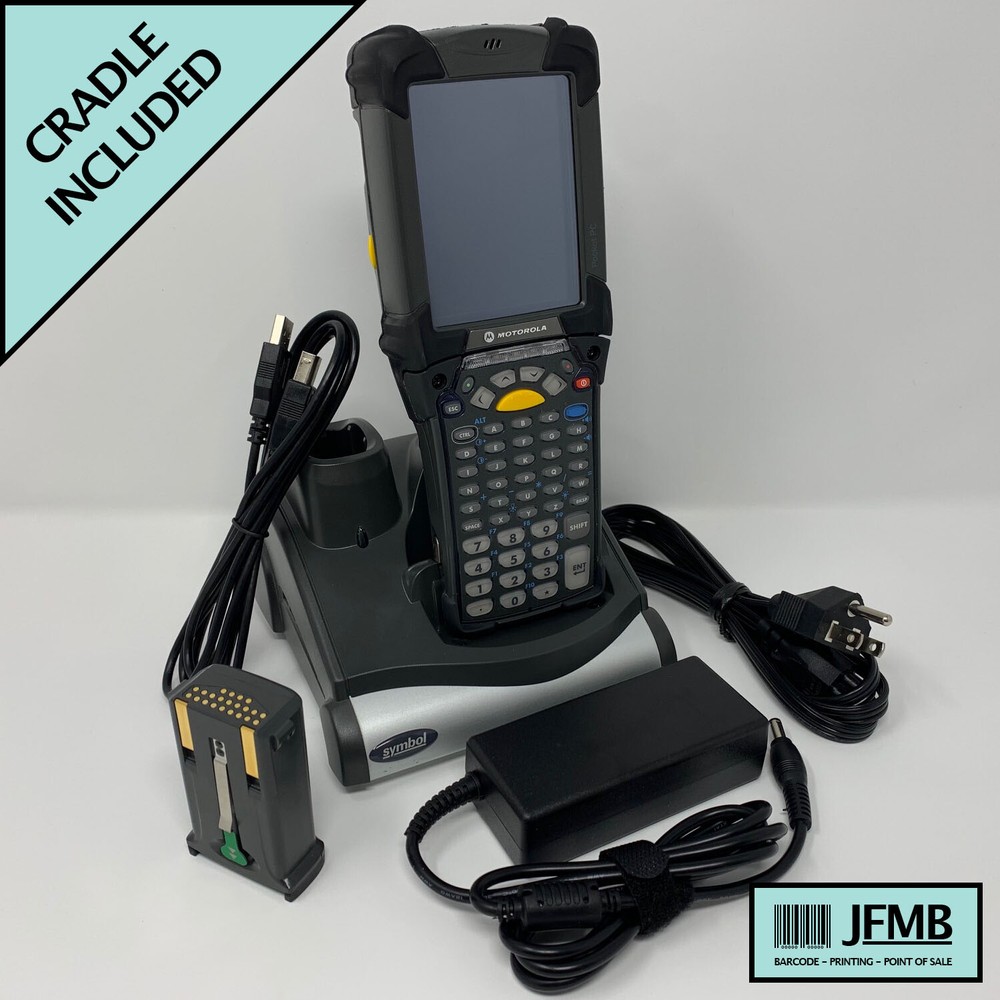 Motorola SYMBOL MC9090-K MC9090K 1D/2D WM 5.0 53-Key Barcode Scanner + CRADLE