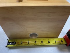 Money-Savings-Box: Cash Savings Box with $10K, 5K, 3K, 2K, 1K, $500 Solid Wood