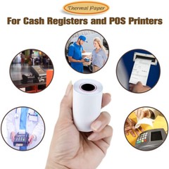 2 1/4 x 50′ THERMAL POS RECEIPT PRINTER ROLL PAPER BPA 300 ROLLS