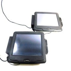 (2) Radiant Systems P1515 Terminals P1515-0034-AA and P1515-0015-A (AS/IS)