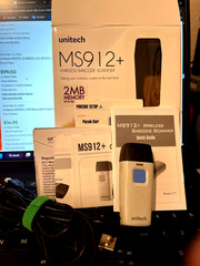 Unitech MS912-FUBB00-TG MS912, 2D imager, BT, Wireless, 2MB Memory, USB, cable