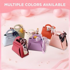 Money Pull Box Cash Surprise Ribbon Leather Mini Bag 30 Transparent Bags Pink