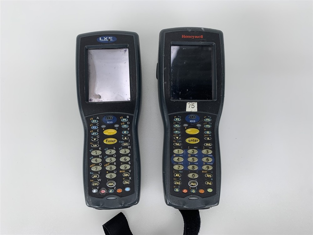 Lot of 2 – Honeywell LXE MX8 Handheld Computer Barcode Scanner