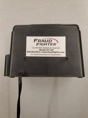 Fraud Fighter Counterfeit Detection Scanner UV-16 Model HD4X2-120A