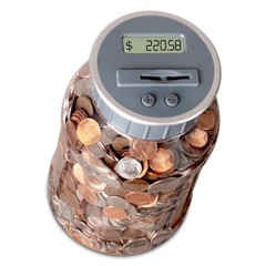 Piggy Bank for Kids, Adults, M&R Digital Coin Counting Bank with LCD Counter,…