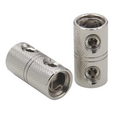 2 Pcs 4 Gauge Wire Coupler Terminal Audio Car Brass Terminal Butt Connector f…