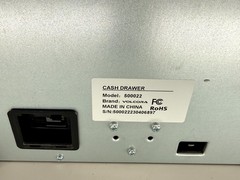 Volcora POS Cash Drawer 13″ Model 500022 No Cables Untested As-Is