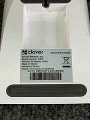 Clover Flex C403 Wi-Fi Touchscreen POS Device Charging Cradle White