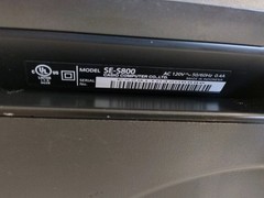 Casio SE-S800 Electronic Cash Register Thermal Print With Program Key Only 1 Key