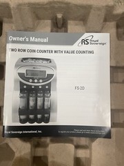 Royal Sovereign 2 Row Electric Digital Display Anti-Jam Coin Counter FS-2D