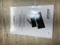 ID Tech VersaKey Compact POS Keyboard w/ MagStripe Reader IDKA-234133B/JUA3904