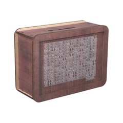Cash Vault Wooden Savings Box, Wooden Cash Saver Money Box, Cash Saver Box 10000