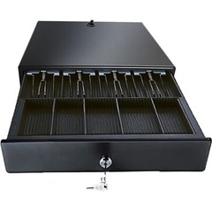 Adesso 13″ POS Cash Drawer With Removable Cash Tray 4 Bill 5 Coin 2 Media Slot 3