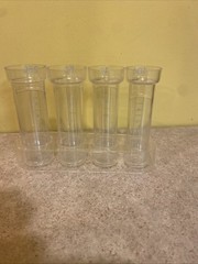 Vintage Clear Plastic Coin Counter Set J.S. New York China