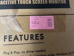 NEW ECRS 15″ Capacitive Multi-Touch POS Monitor for Retail Kiosk Restaurant Bar