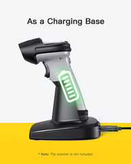 Barcode Scanner Charging Base, Easy to Use, Suitable for BCST-60, BCST-70, BCST-