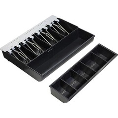 Adesso 13″ POS Cash Drawer With Removable Cash Tray 4 Bill 5 Coin 2 Media Slot 3